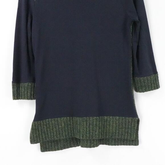 Pilcro And The Letterpress Sweater Womens Small Green Wool‎ Blend Knit Pullover - Picture 9 of 13